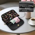 thumbnail image 4 of ZUXONGSY Mushroom Butterfly Floral Print Shoulder Bag for Women Small Crossbody Purse Lightweight Satchel with Adjustable Wide Strap for Shopping Business, 4 of 7