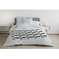 thumbnail image 3 of Simply Daisy Geometric Fleece Throw Blanket, Pepper, Small Throw, 3 of 4