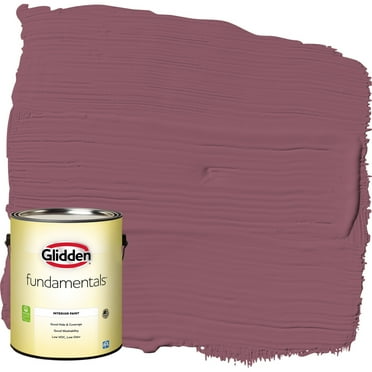 Glidden Fundamentals Interior Paint Cabernet / Purple, Eggshell, 1 Gallon