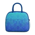 thumbnail image 2 of Reusable Mermaid Lnsulated Lunch Bag for Women & Men-Leakproof Water-Resistant Cooler Tote,Large Capacity(10.6x8.7x6.3in)for Work,Office,Travel,Picnic,Beach., 2 of 7