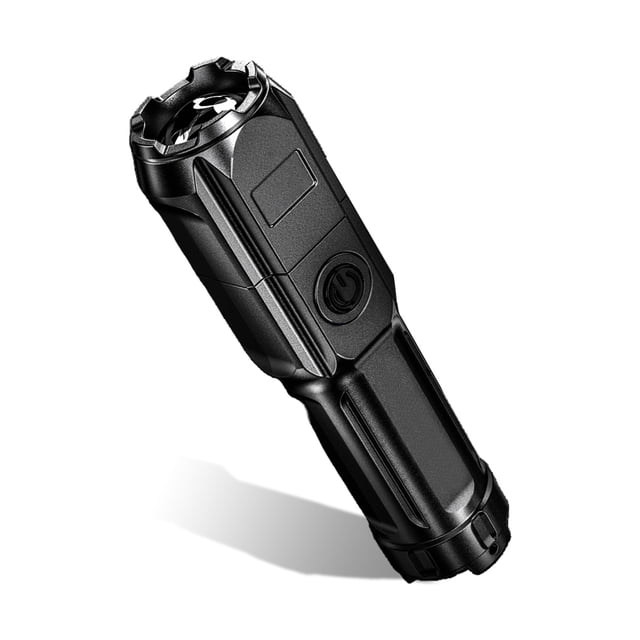 Linterna LED USB Recargable Potente Brillo Zoom Antorcha Ajustable 3 Modos Lámpara ABS Hogar interior al aire libre para escalada tipo 1 Advancent OD017117-01B
