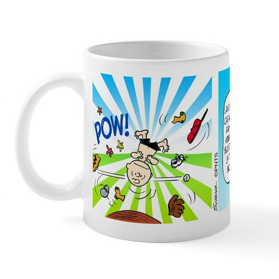 CafePress - POW! Mug - 11 oz Ceramic Mug - Novelty Coffee Tea Cup