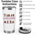 thumbnail image 5 of Cat Gifts for Cat Lovers, Funny Cat Tumbler with Lid Stainless Steel, Cute Cat Cup, Cat Tumbler with Handle, Cat Gifts for Women, 5 of 6