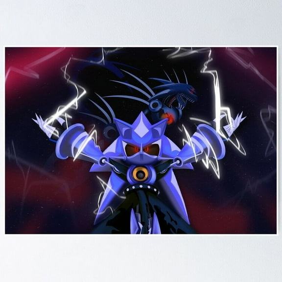 Kna Prints - Poster Neo Metal Sonic, UNFRAMED-8x12