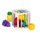 thumbnail image 2 of Juguete clasificador de formas de arcoíris para bebés | Actividad de motricidad fina con cuerdas elásticas de colores | Juego de aprendizaje sensorial | Incluye 6 juguetes de frutas | Juguete, 2 of 5