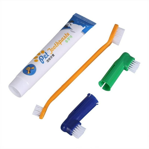 Pet Dog Toothpaste Oral Care Supplies Toothpaste Toothbrush Set For Pet Oral Health Care Edible Dog Toothpaste Random Walmart Com Walmart Com