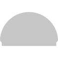 thumbnail image 5 of Ekena Millwork 56"W x 34-3/4"H x 2-3/4"P Half Round Sunburst Architectural Grade PVC Combination Pediment, 5 of 7