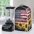 thumbnail image 5 of HELLHERO American Flag Sunflowers Blender Covers Fitted Dust Protector for Home Kitchen, 5 of 6