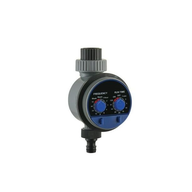 Kenally Aspersor automático antideslizante, resistente al desgaste, temporizador de riego, válvula de bola de plástico, grifo controlador de agua para Jardín y Patio Kenally TO010145-01