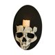 thumbnail image 1 of Portavelas De Calavera, Diseño Ligero De Terror, Resistente A La Corrosión, Mano De Obra Exquisita, Decoración De Pared, Decoración De Halloween Para El Hogar Methold HA013646-00, 1 of 6