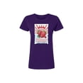 thumbnail image 1 of Playera Blusa De Fresas Strawberry Vintage Retro Ropa Casual Para Mujer Color Morado Talla Grande Marca Emil SaEs, 1 of 4