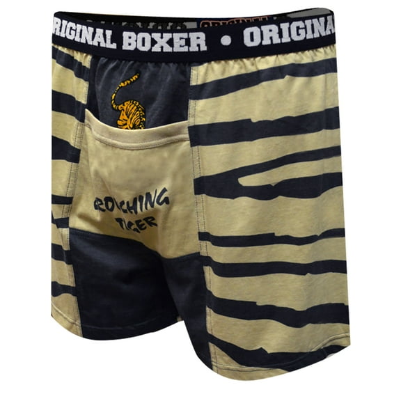 WebUndies Mens Crouching Tiger in Your Shorts Boxer Shorts (Small)
