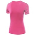 thumbnail image 2 of Uccdo Women Compression Sports Fitness Yoga Short Sleeve Tight T Shirts, 2 of 3