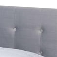 thumbnail image 4 of Bowery Hill Modern Grey Upholstered Full Size Panel Bed, 4 of 9
