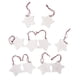 thumbnail image 2 of Christmas White Lacquer Pendant Christmas Tree Accessories Decorations Diy Wooden Shopping Mall Hotel Layout, 2 of 6