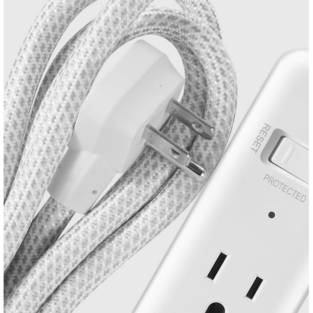 Hyper Tough Surge Protector Power Strip with USB-A & USB-C, 3