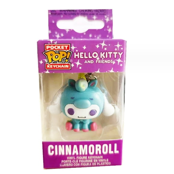 Funko Pocket Keychain Pochacco Cinnamoroll Devil Kuromi Hello Kitty Kuromi POP Keychain Vinyl Action Figure Collection Toys Gift