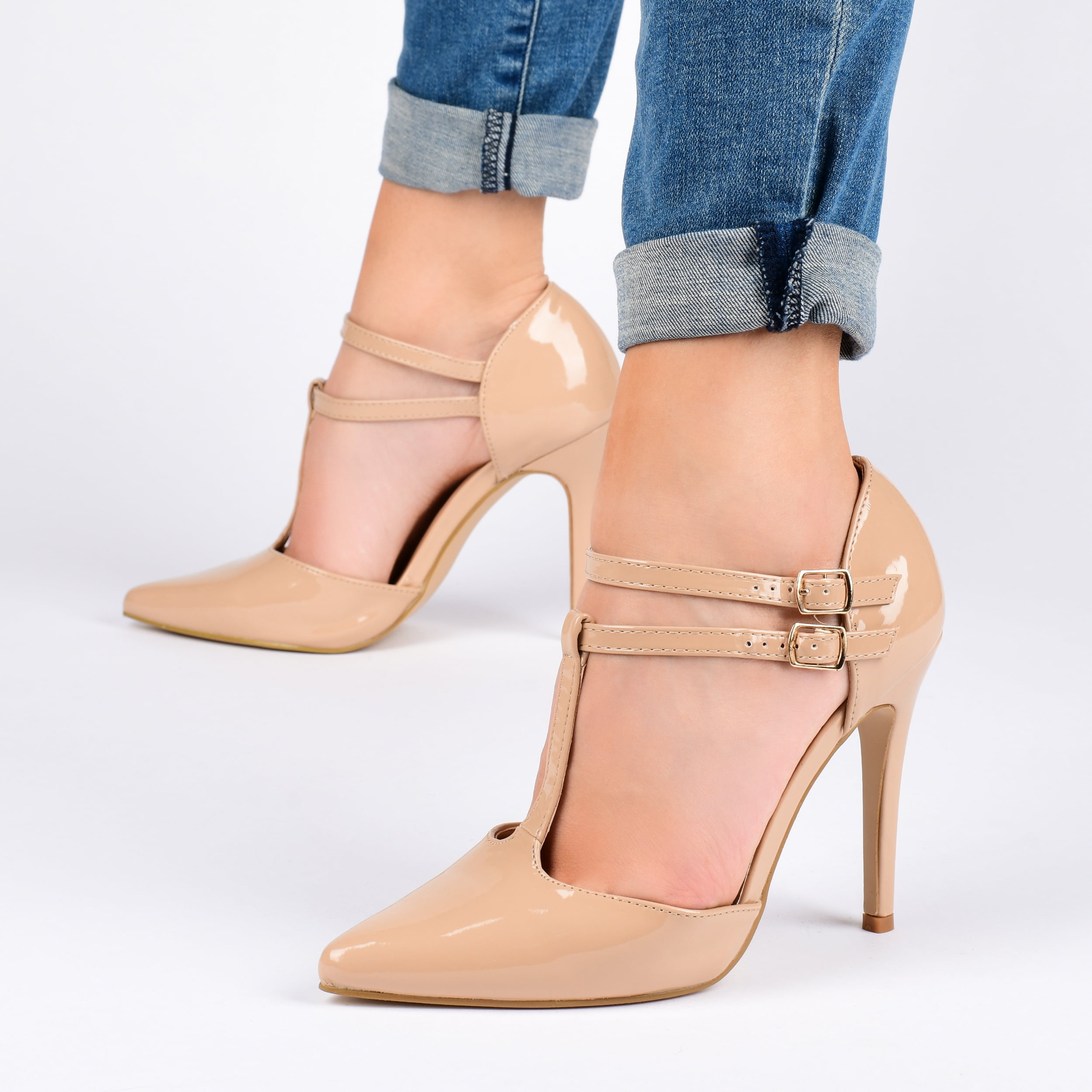 Journee Womens Tru Pointed Toe High Stiletto Pumps, Widths Available
