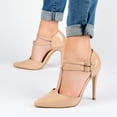 thumbnail image 4 of Journee Womens Tru Pointed Toe High Stiletto Pumps, Widths Available, 4 of 10