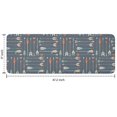 thumbnail image 7 of Multicolor Arrow Pattern Kitchen Rug Mat,Kitchen Runner Rugs Non Skid Washable,Decorative Kitchen Floor Mats for Kitchen,Sink,Laundry,17"x47.2", 7 of 7
