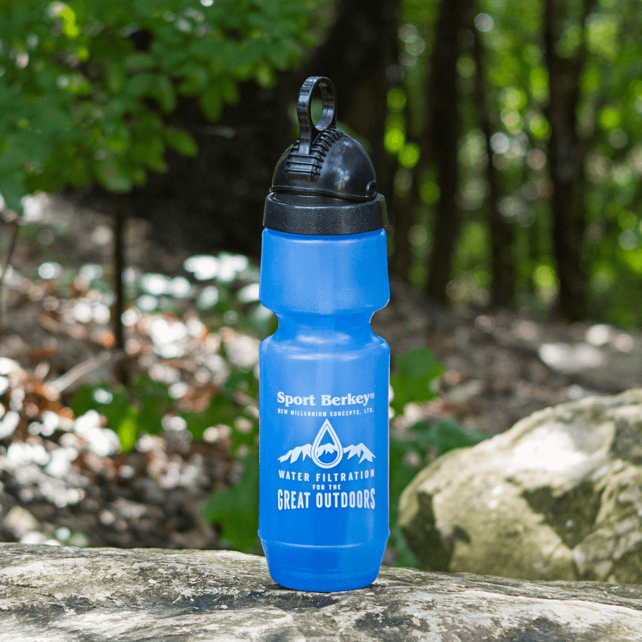 Berkey Sport Filtered Water Bottle BPA Free Portable 22oz, Personal Water Filters for on The go Water Purification-3 Pack New