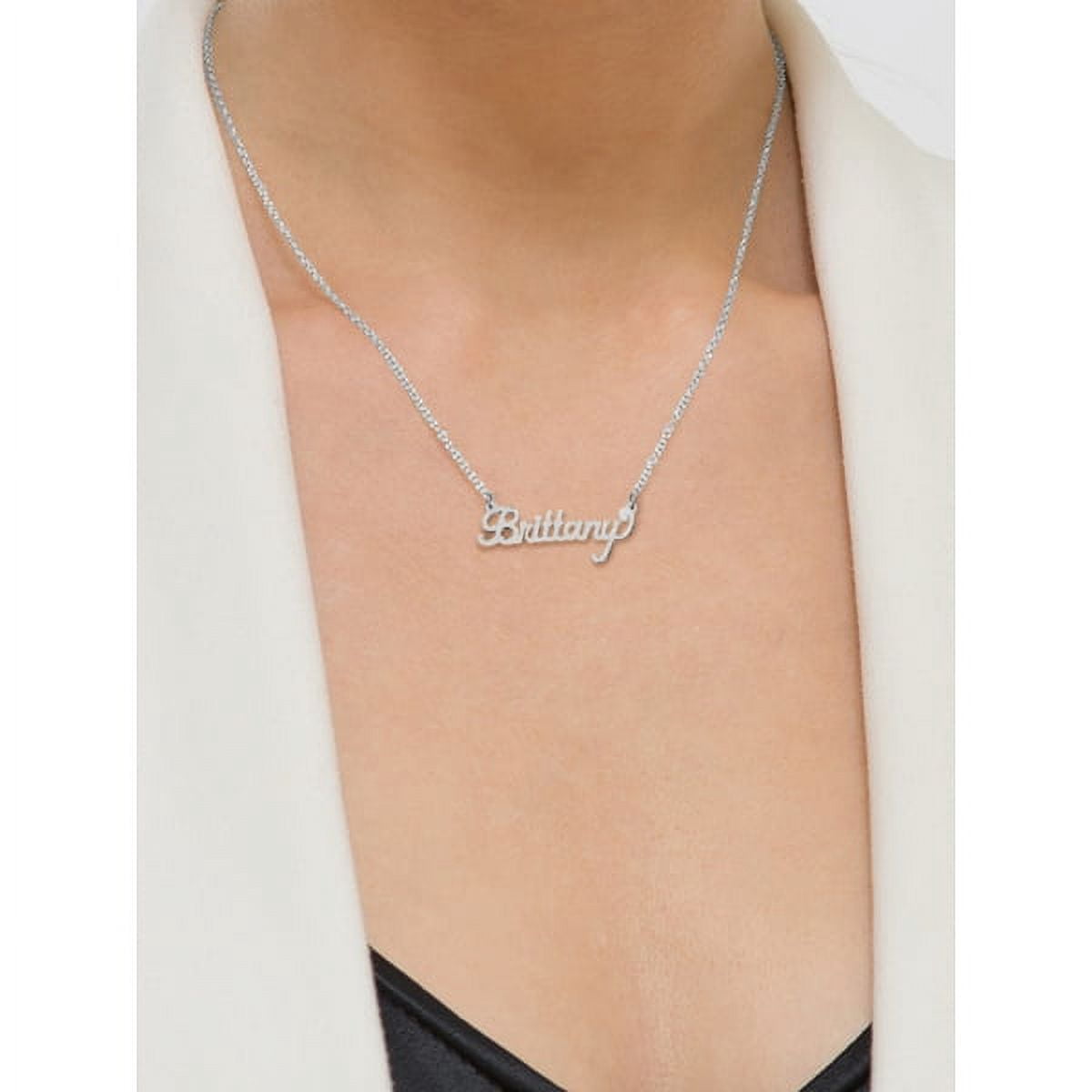 Special BOGO. BUY ONE GET ONE 50% Off. Personalized Name Necklaces. Diamond Cut "Tammy" and Polished "Brittany" Necklace