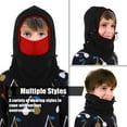 thumbnail image 6 of Winter Neck Warmer Hat Warmer Face Cover Windproof Balaclavas for Children,iClover Child Cold Weather Face Mask Motorcycle Neck Warmer for Cycling Outdoors Sports Unisex- Red, 6 of 7