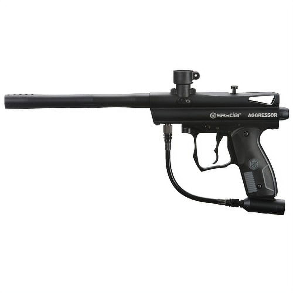 Spyder Aggressor Paintball Marker Gun Ready to Play Kit includes Goggle, Hopper, Squeegee, 90g CO2 and Adapter