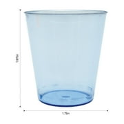 Drinkmate Disposable Mini Plastic Party Cups, Bright Neon, 2 oz, 30 Count