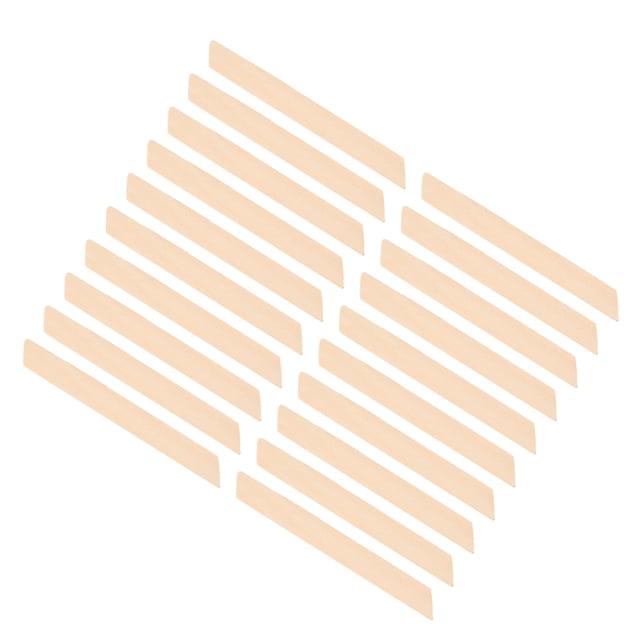 Barra de cera de madera, 20 piezas, forma de cuadrilátero, espátula de cera de madera, depilación, barra de cera de madera, confiabilidad excepcional