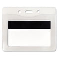 thumbnail image 1 of Security ID Badge Holder  Horizontal  3 .88w x 2 .63h  Clear  50-Box, 1 of 1
