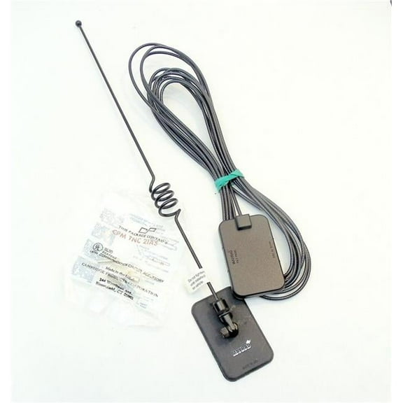 815-896 MHZ 10 watt Open Coil Collinear Black Glass Mount Antenna with 15 ft. Cable & Crimp On TNC Connector