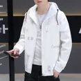 thumbnail image 4 of Chaquetas de plumón con estampado de parkas para hombre, abrigo acolchado con capucha y acolchado, promoción de invierno, ropa ligera y cálida de Corea del frío, 4 of 5