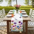 thumbnail image 4 of Table Runners 72 Inches Long Dress Scarves, Spring Flowers Farmhouse Kitchen Table Runner, Coffee Tablerunners, Watercolor Butterfly Dragonfly Daisy Country 16x72 Inch, 4 of 9