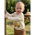 thumbnail image 6 of RUINIXCW Toddler Boy Birthday Sweatshirt Cute Excavator Print Long Sleeve Pullover, 6 of 9