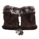 thumbnail image 1 of Guantes de medio dedo Guantes cálidos de invierno Guantes de teclado para mujer Guantes de medio dedo auténticos, 1 of 2
