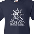 thumbnail image 4 of Inktastic Cape Cod Massachusetts Nautical Youth T-Shirt, 4 of 5