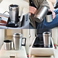thumbnail image 5 of Car Electric Heating Vacuum Flask（19.3*8.5cm）, 12V, With Stainless Steel Coffee Mug, 5 of 5