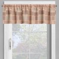 thumbnail image 4 of Ambesonne Retro Valance & Curtain, Nostalgic Travel Suitcases, 55"x24", Pale Salmon Mauve Taupe, 4 of 7