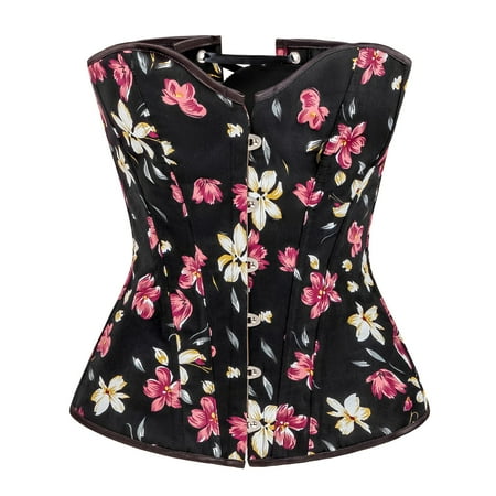 

Njoeus Spanx Shapewear For Women Tummy Control Women S Shapewear Bodysuits Women Floral Overbust Corset Bustier Lingerie Top Gothic Shapewear Sexy Underwear Body Shaper For Women