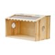 thumbnail image 4 of Caja de cría para hábito de hámster Hábitat de Nido de madera, decoración del hábitat de animales pequeños, caja de reproducción de hámster para, 4 of 9