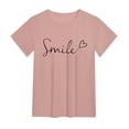 thumbnail image 3 of WEIYLL T-Shirt pour Femme Printemps à Imprimé Floral Manches Courtes T-Shirts Orange Tailles TG, 3 of 3