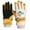 Yellow-02, variant on Ugoldhm Children Winter Ski Gloves - Thickened Fleece Lined Warm Snow Gloves for 6-10 Years