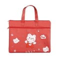 thumbnail image 1 of LOVIVER Adorable Portable File Bag Zipper Closure Child for Painting Red Bear, 1 of 8