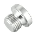 thumbnail image 1 of Tapón ciego de cabeza hexagonal interna con brida - M10 x 1 Macho, accesorio de tubo de acero inoxidable, 1 of 3
