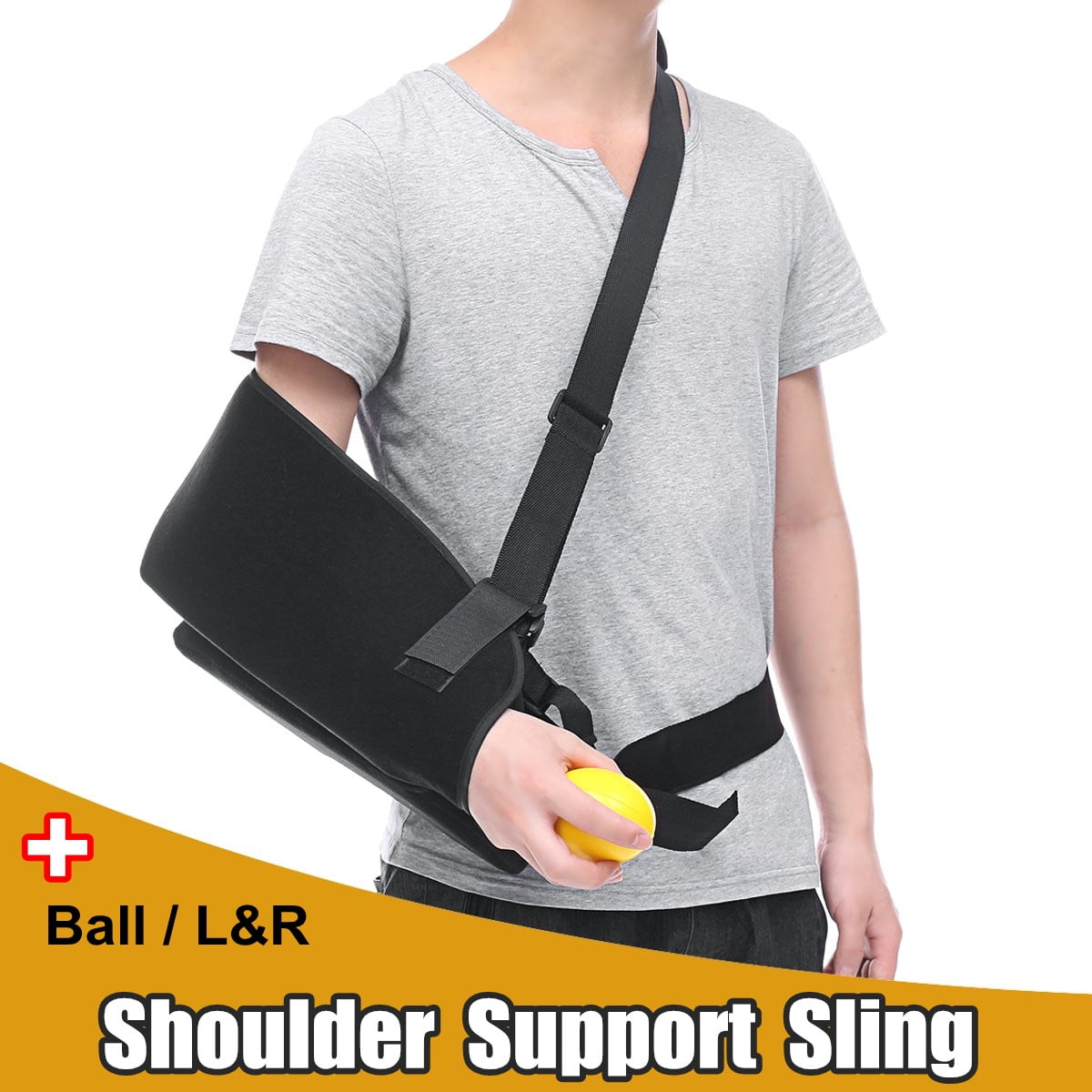 Adjustable Broken Arm Sling Brace Shoulder Support Abduction Pillow