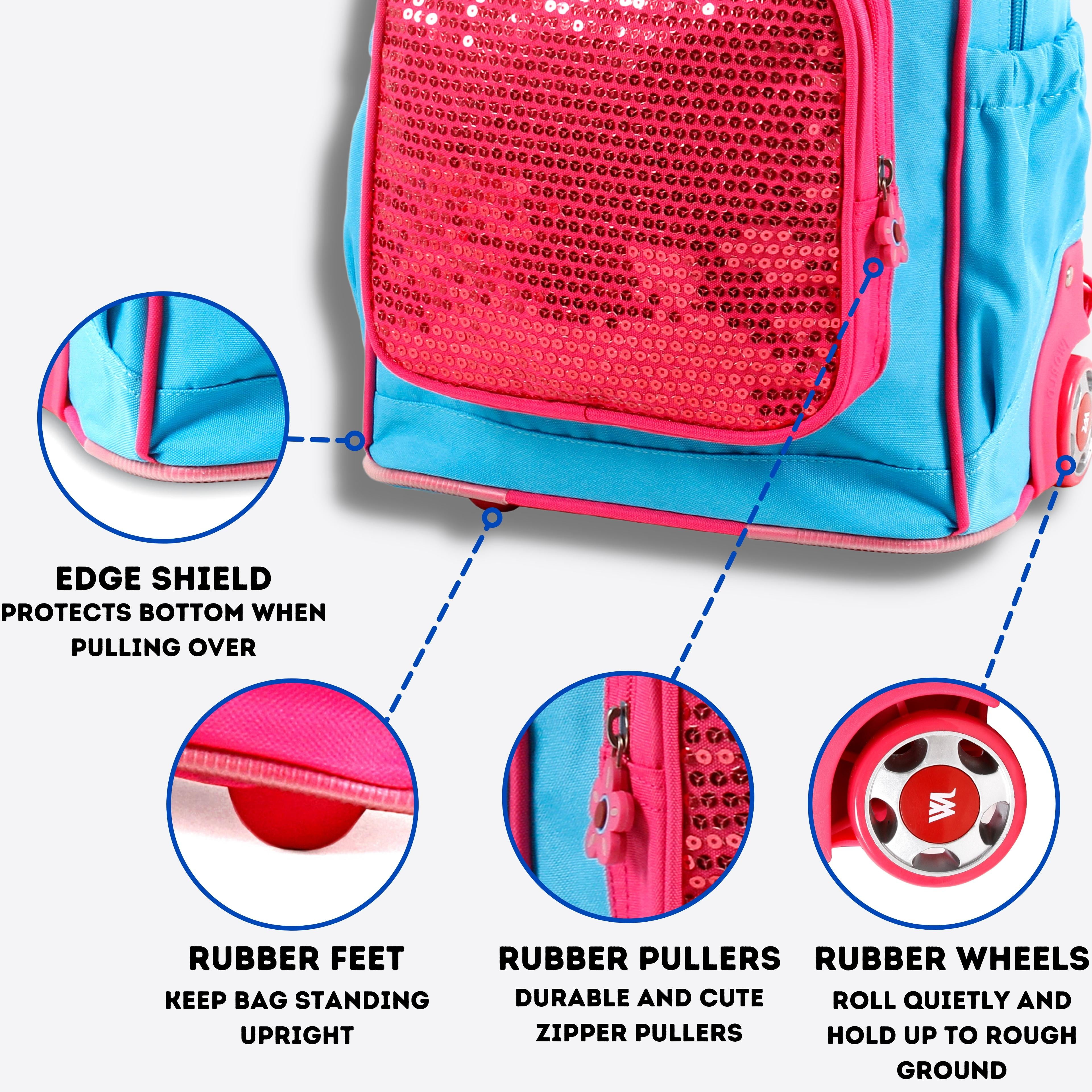 J World Sparkle Kids Rolling, Sky Blue