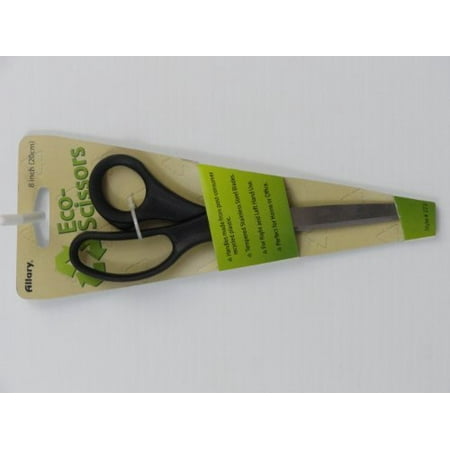 Allary 1 Pair 8 Inch Scissors Stainless Steel Comfort Handles for Right or Left Hand