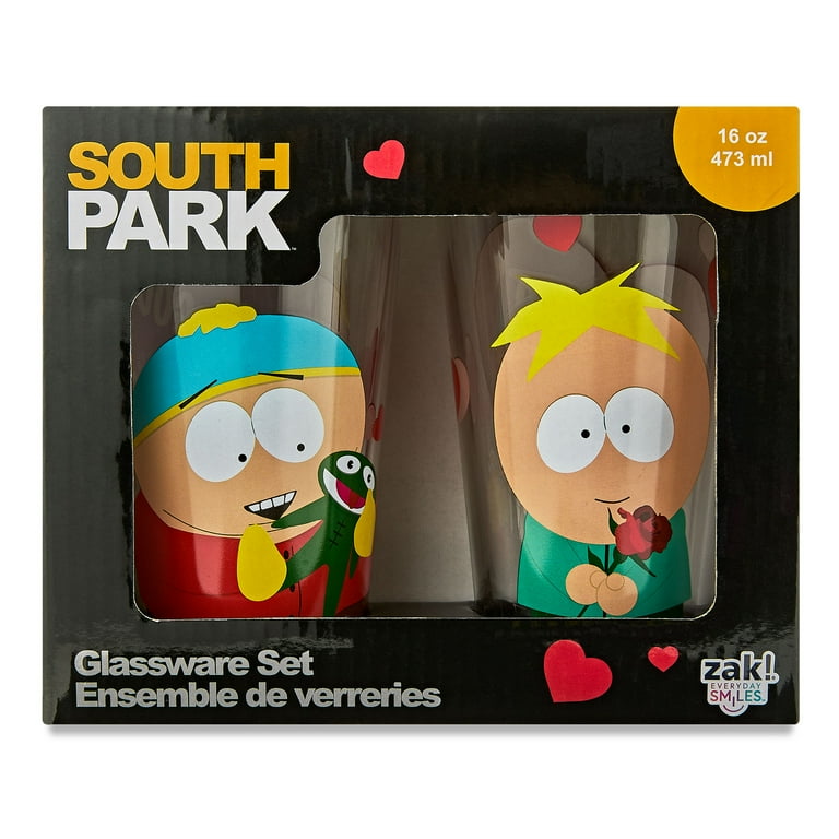 Zak Designs 16oz South Park Glasses (Set of 2) - Walmart.com