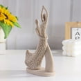 thumbnail image 4 of Uutvmp Sandstone Couple Figurine, 7.87in Lovers Sculpture Dancing Girl & Boy Statues Elegant Resin Figurines Desktop Ornaments Home Office Decorations Art Crafts Collectible Gift for Women Girls, 4 of 5